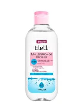 Miselýar-süyt suwy Eclair "Elett" gury we duýgur deriler üçin, 400 ml