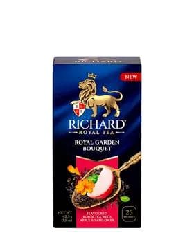 Чай черный Richard Royal "Garden Bouquet" в пакетиках, 25 шт, 42.5 г