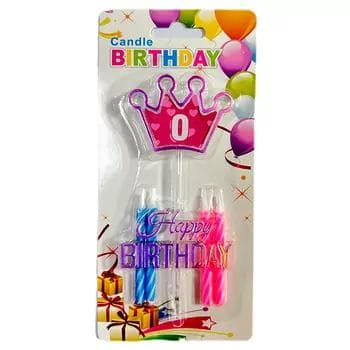 Doglan gün üçin şemler toplumy "Candle Birthday" №0