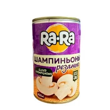 Şampinon kömelekleri "Ra-Ra" kesilen, 400 gr
