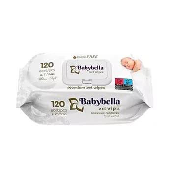 Çagalar üçin çygly süpürgiçler "Babybella", 120 sany