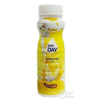 Ever Day "BANANA MILK-UHT" банановый молочный коктель 2,5%  жирности, 200 мл
