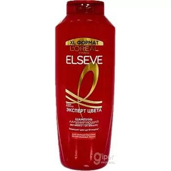 L`oreal Elseve Эксперт Цвета Ламинирующий шампунь для окрашенных или ламинированных волос 700 мл