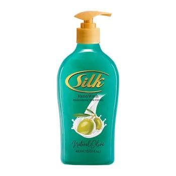 Жидкое мыло "Silk" с ароматом натурального оливка, 400 мл