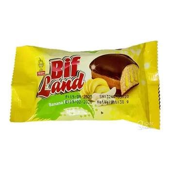 Adrin “Bif Land - Banana Flavored Cake” кекс со вкусом банана 30 гр