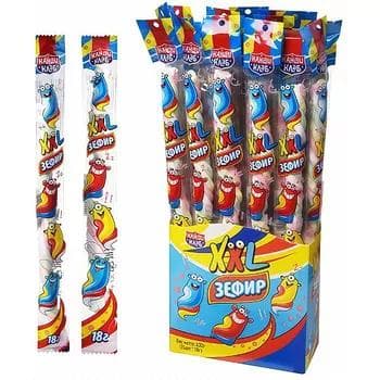 Çeýnelýän zefir (marshmallow) Канди Клаб "XXL", 18 gr (1 sany)