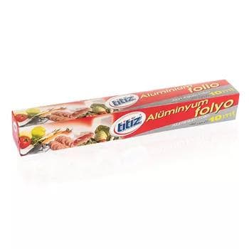 Iýmit üçin alýumin folga "Titiz" 30 sm, 10 metr