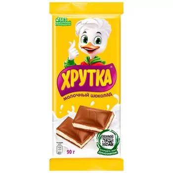 Шоколад молочный Nestle "Хрутка", 90 гр