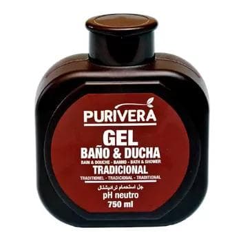 Гель для душа и ванны Purivera "Tradicional", 750 мл