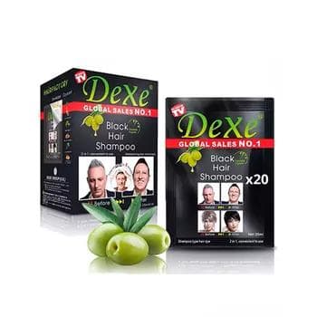 Шампунь для волос "Dexe" для черных волос, 25 мл