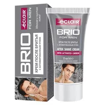 Sakgal syrandan soň krem Eclair "Brio Men" işjeňleşdirilen kömürli, 50 ml
