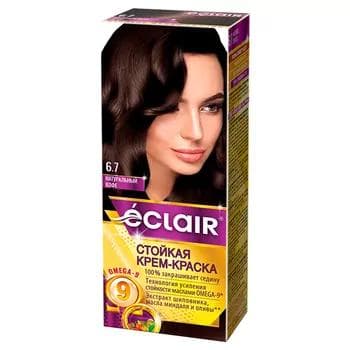 Saç üçin krem-kraska "Eclair" 6.7 Tebigy Kofe