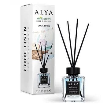 Öý üçin howa yslandyryjy diffuzor Alya "Cool Linen", 100 ml