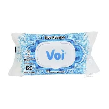 Влажные салфетки  Voi "Blue Passion" 120 шт
