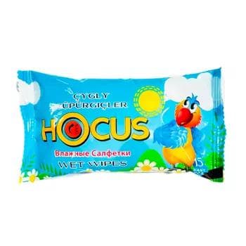 Влажные салфетки Hocus "Ромашка", 15 шт