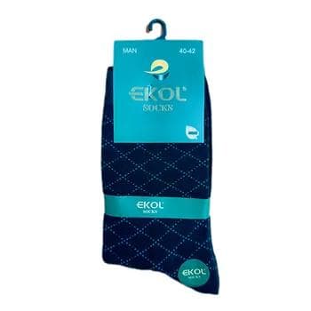 "EKOL socks" erkek jorap, ölçegi 40-42, 1 sany (gara)