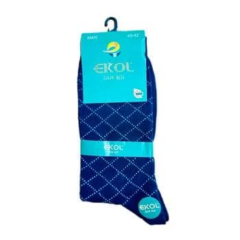 "EKOL socks" erkek jorap, ölçegi 40-42, 1 sany (goýy gök)