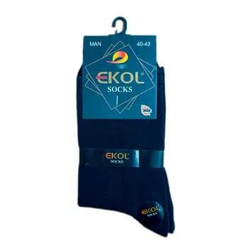 "EKOL socks" erkek jorap, ölçegi 40-43, 1 sany (gara)
