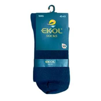 "EKOL socks" erkek jorap, ölçegi 40-43, 1 sany (gara)