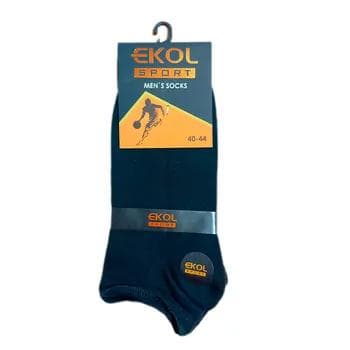 "EKOL socks" erkek gysga jorap, ölçegi 40-44, 1 sany (gara)