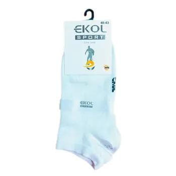 "EKOL socks" erkek gysga jorap, ölçegi 40-44, 1 sany (ak)