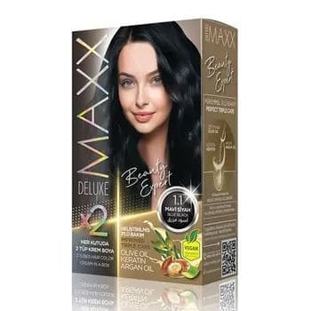 Краска для волос Maxx Deluxe, 1.1 Иссиня черный