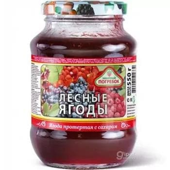 Tokaý miweleri mürepbe şekerli "Заветный погребок" 550 gr