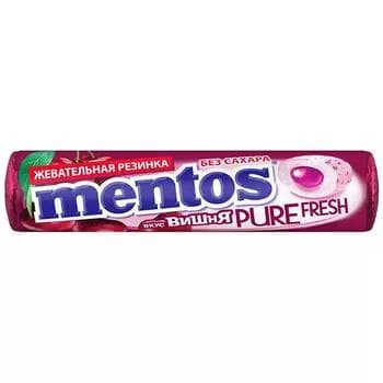 Sakgyç Mentos "Pure White" üljeli, 15.5 gr