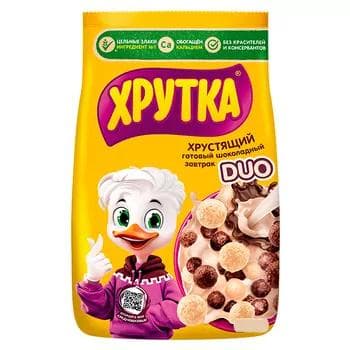 Taýýar ertirlik Nestle Хрутка Duo şokoladly şarjagazlar, 200 gr