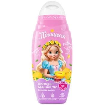 Çagalar üçin şampun-balzam 2in1 Принцесса "Şekerli Gawun", 650 ml