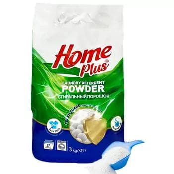 Стиральный порошок Home Plus Color, 3 кг пластиковый пакет