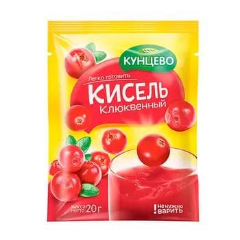 Kisel "Кунцево" klýukwa ysly, 25 gr (gaýnatmasyz)