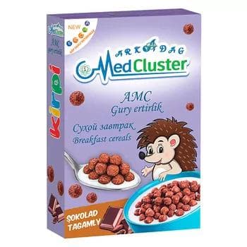 Gury ertirlik MedCluster "Kirpi" şokoladly, 150 gr