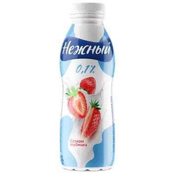 Içilýän ýogurt "Нежный" ýertudana şiresi bilen 0,1%, 420 gr