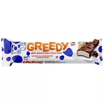 Вафля "Bifa Greedy" с белый шоколадным кремом покрытая молочным шоколадом, 30 г