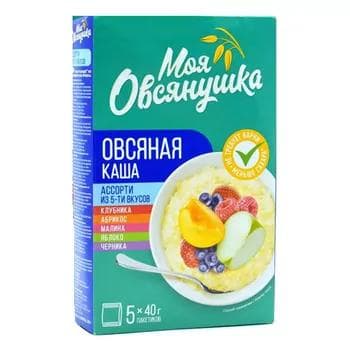 Şüle ýarmasy "Моя Овсянушка" garyşyk 5 tagamly, 200 gr