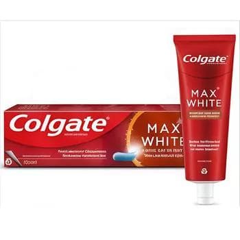 Diş pastasy Colgate "Max White" kofe, çaý we tabak ulanýanlar üçin, 75 ml
