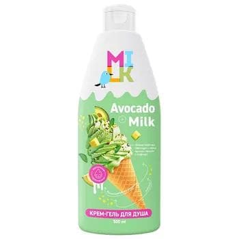 Крем-гель для душа MILK Ice-cream Молоко и авокадо, 500 мл
