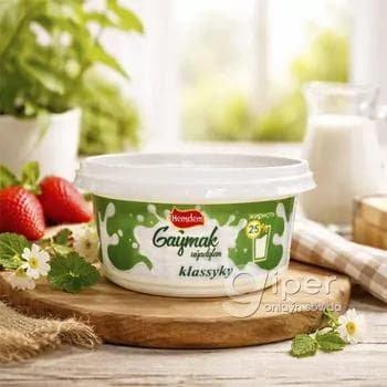 Uýadylan gaýmak klassyky ýaglylygy 25% "Hemdem" 300 gr