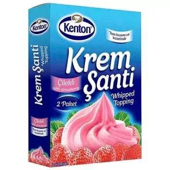 Çişirilen gaýmak "Krem Şanti" Kenton ýertudana tagamly, 150 gr