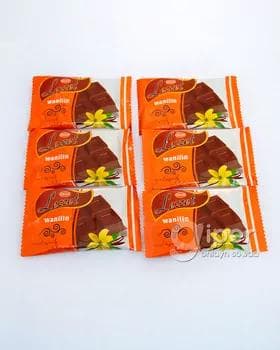 Şokolad plitka Okgun "Lezzetli'' wanil tagamly çekimli, 250 gr