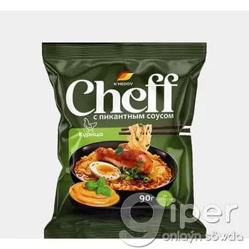 Лапша быстрого приготовления с куриной соусом N'MEDOV "Cheff" 90 гр