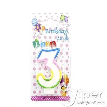 Doglan gün üçin şem "Birthday Candle" № 3