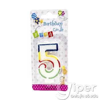 Doglan gün üçin şem "Birthday Candle" № 5
