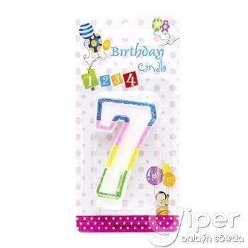 Doglan gün üçin şem "Birthday Candle" № 7