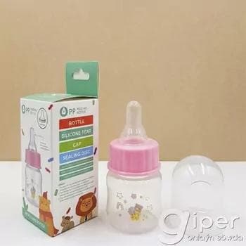 Çaga çüýşesi silikon emzikli POPMAX "Feeding Bottle" 50 ml (1 sany)