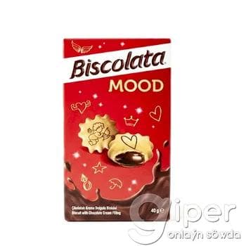 Şokoladly krem huruşly köke Biscolata "Mood" 40 gr