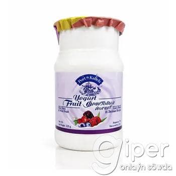 Ýogurt aloe wera we tokaý miweleri tagamly Kalleh "Fruit Yogurt" 125 gr