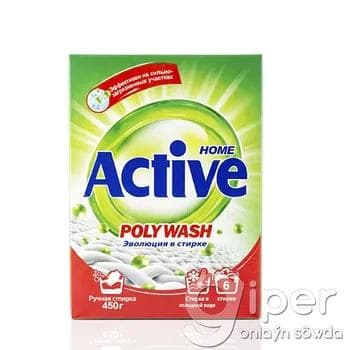 Elde ýuwmak üçin kir ýuwujy serişde "Active Home" 450 gr