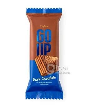 Şokolad wafli Crafers "Dark Chocolate" şokolad tagamly, 30 gr
